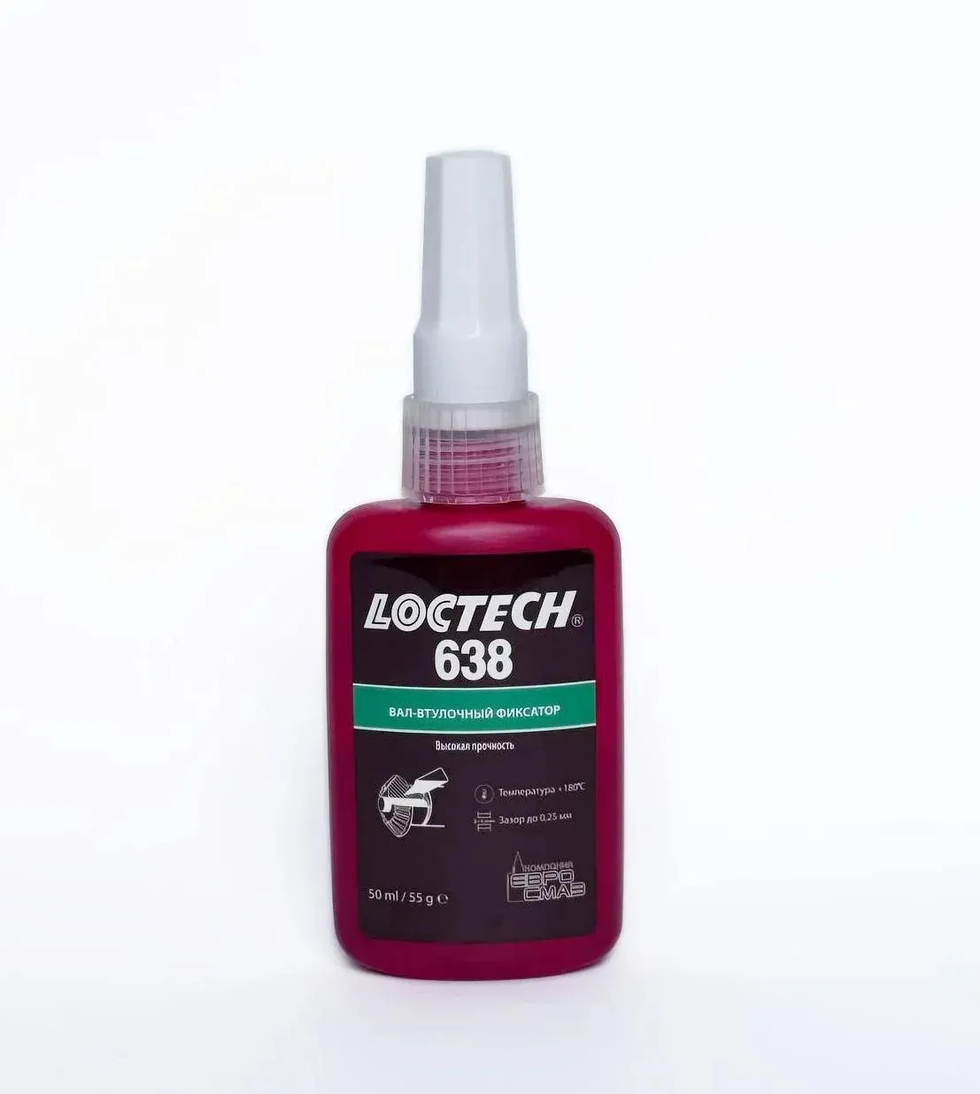 LOCTECH 638 50ML Вал-втулочный фиксатор высокой прочности