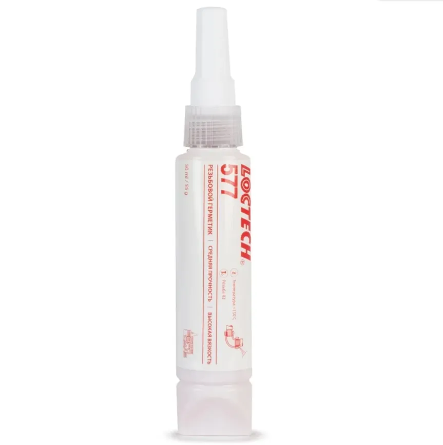 LOCTECH 577 50ML Резьбовой герметик высокой вязкости для неактивных металлов