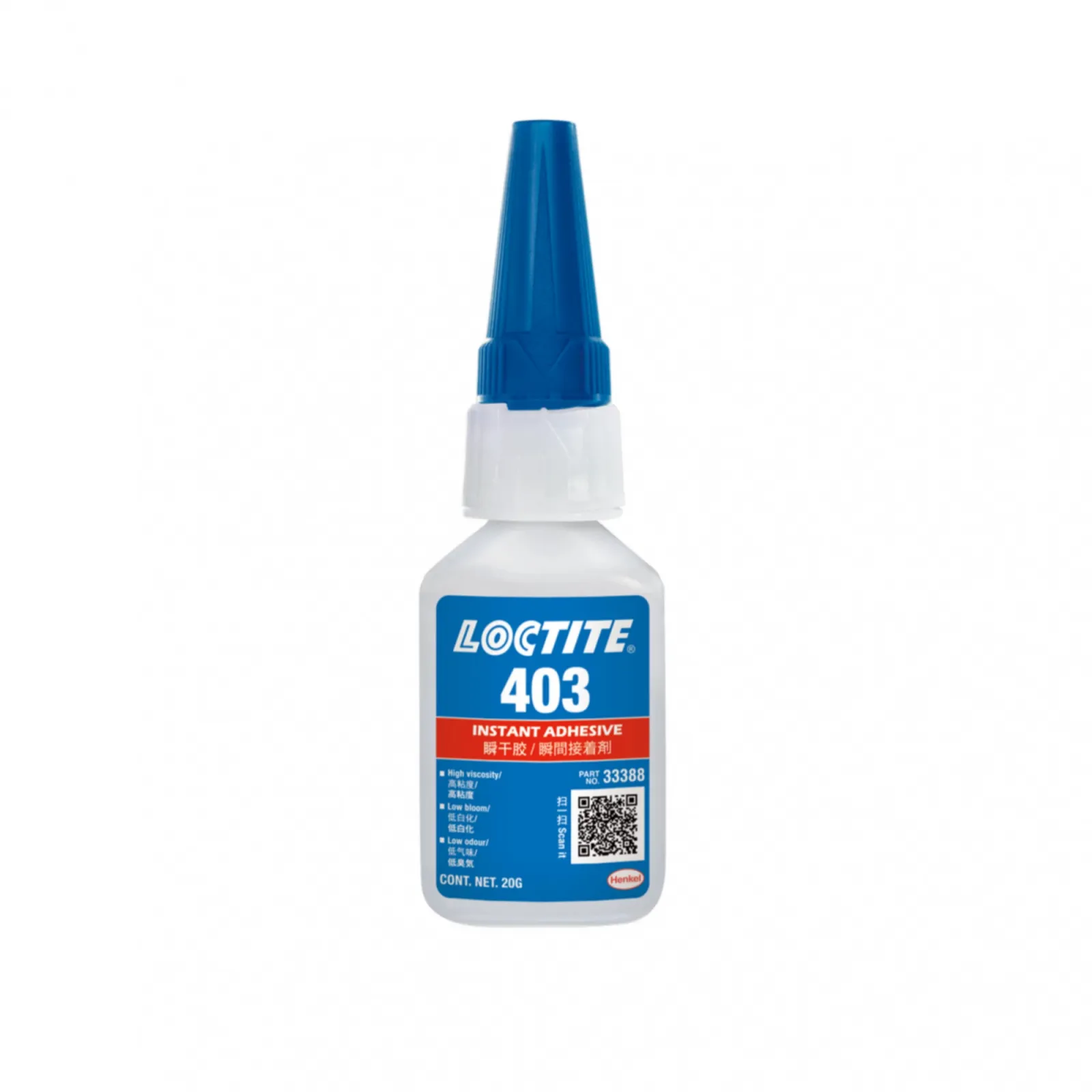LOCTITE 403 для склеивания пористых или абсорбирующих материалов